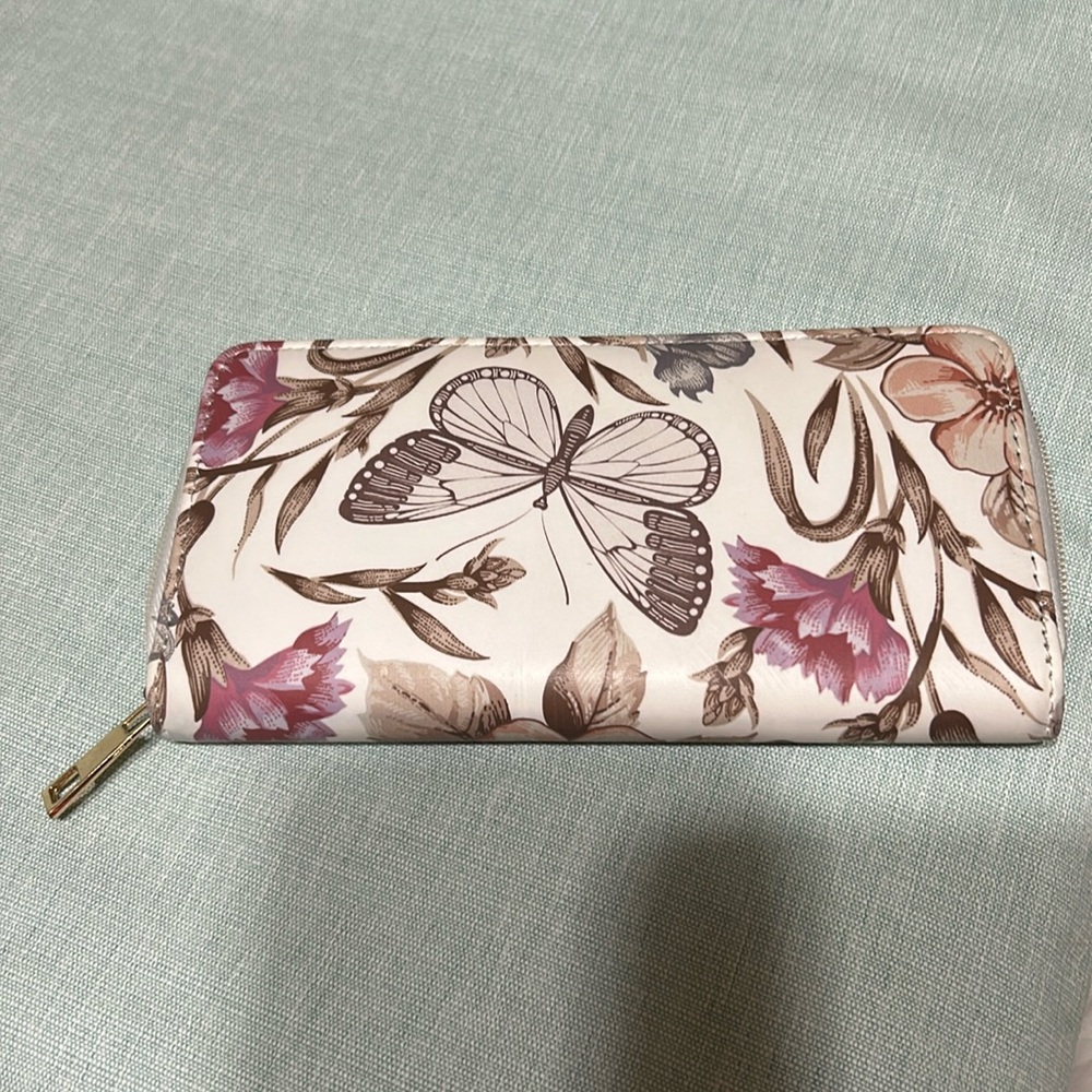 Butterfly print wallet